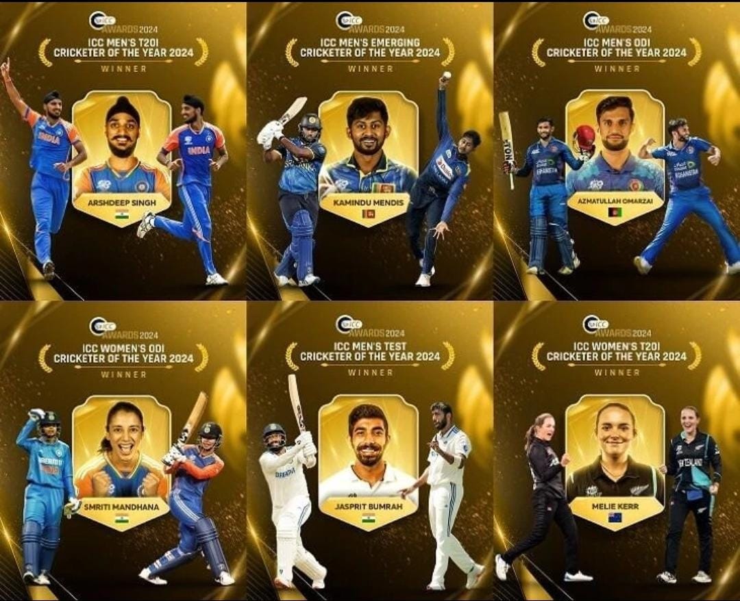 Cricketers of the Year : ఐసీసీ క్రికెటర్స్ ఆఫ్ ది ఇయర్-2024 వీరే