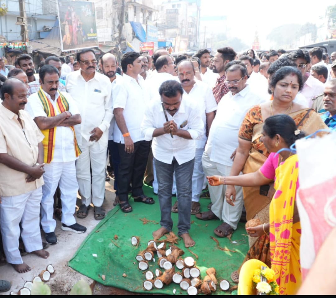 యానాది శెట్టి , కాంస్య విగ్రహం శంకుస్థాపన