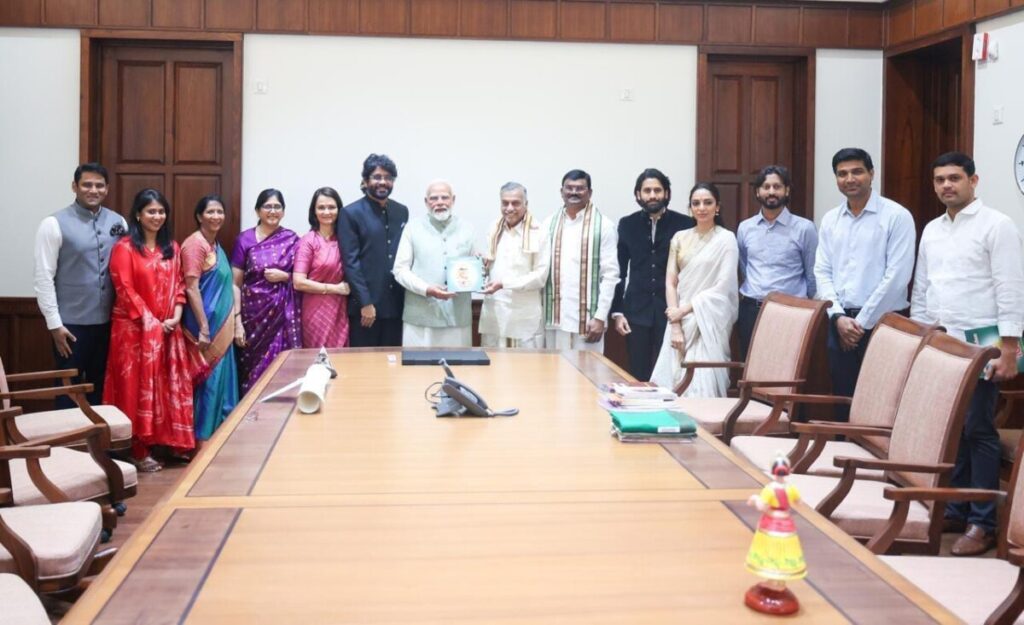 Akkineni family met PM Modi