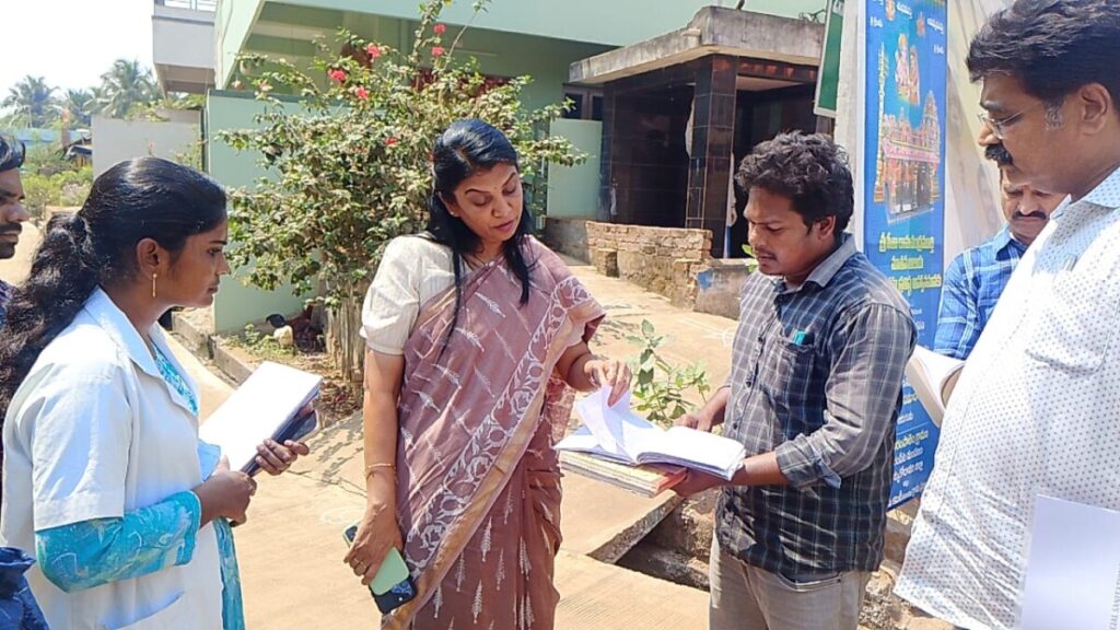 Collector's visit to Veerampalem