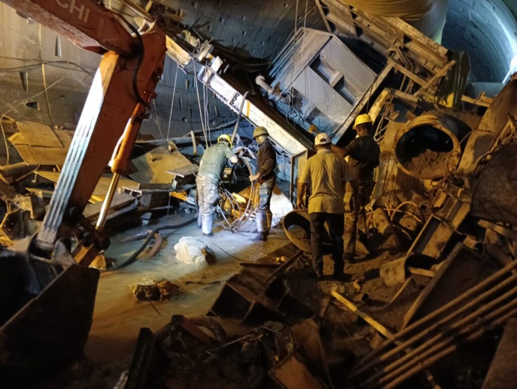 Srisailam Tunnel Operation