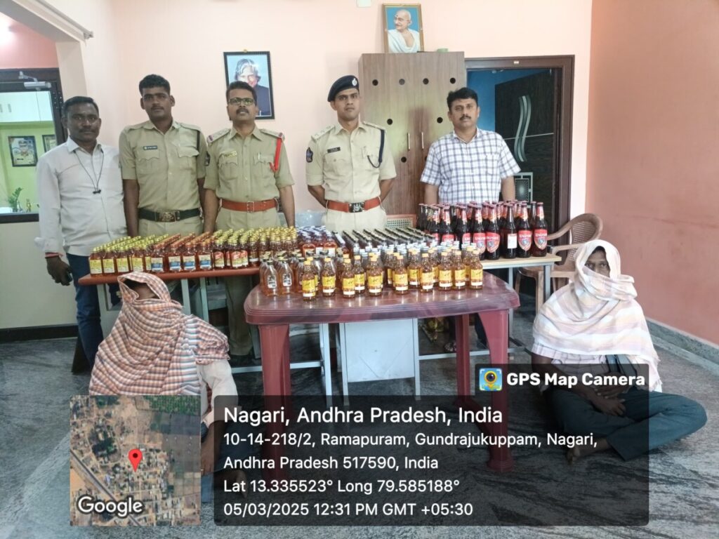 liquor bottles seized