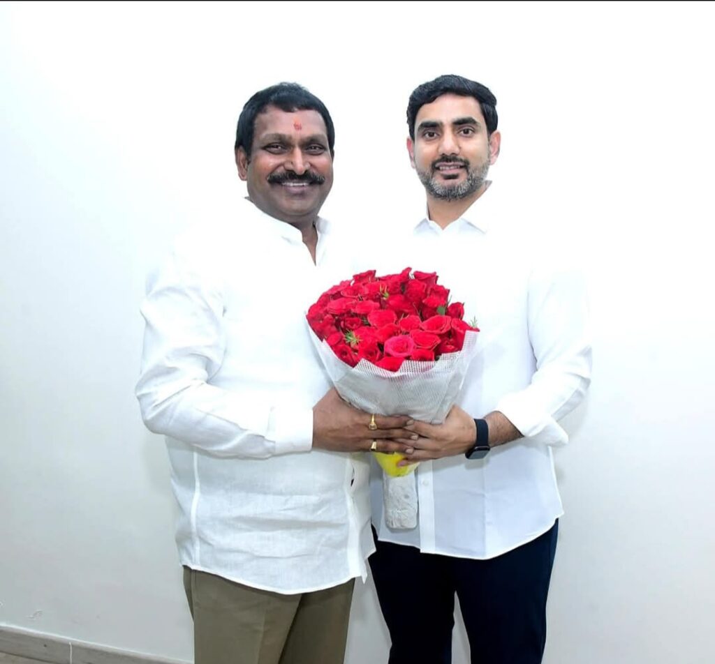 Lokesh congratulates Beda Ravichandra
