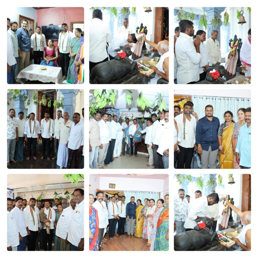 MLA Jare visited mandal