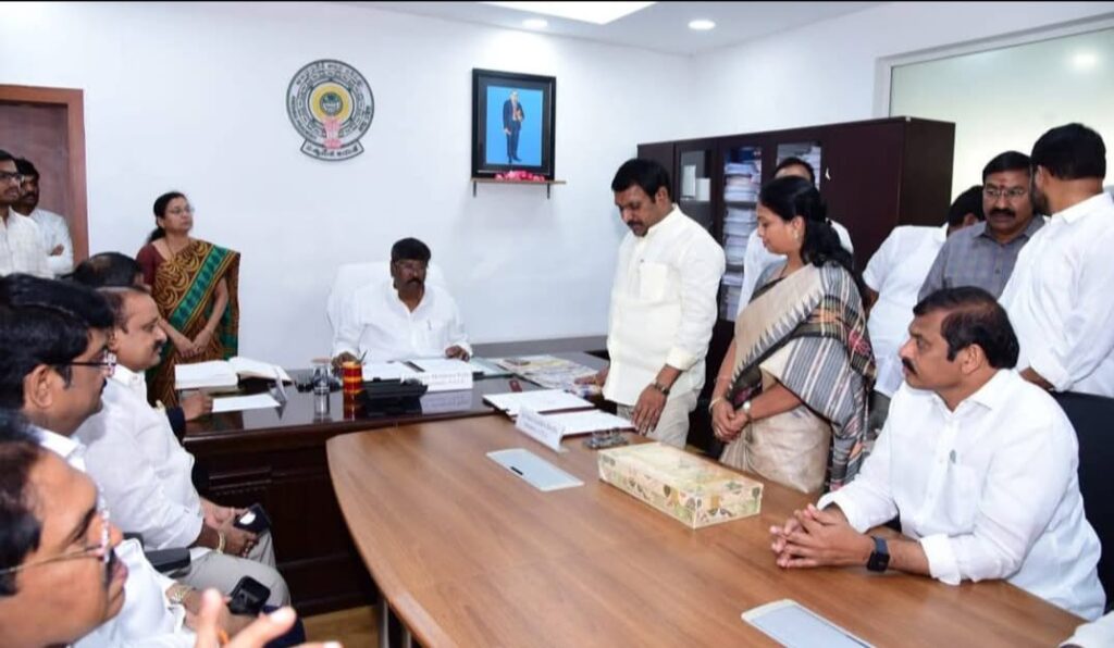 Beda Ravichandra's oath-taking ceremony 