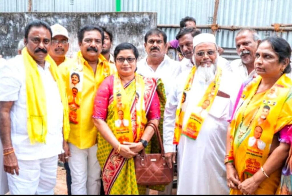 People are visiting the party