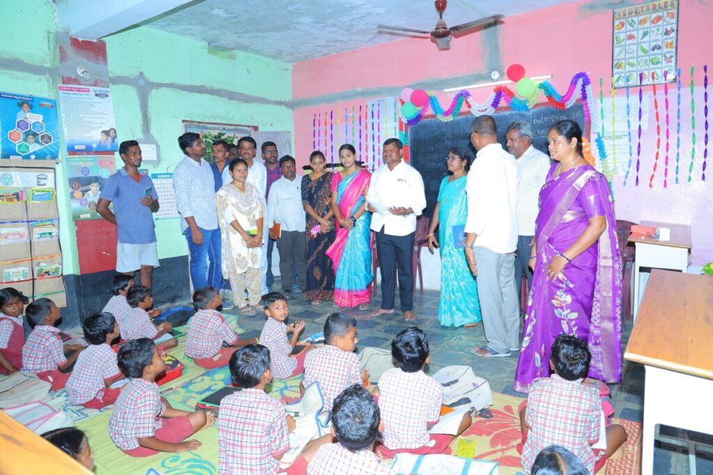 Indiramma's school in Dammapeta Mandal