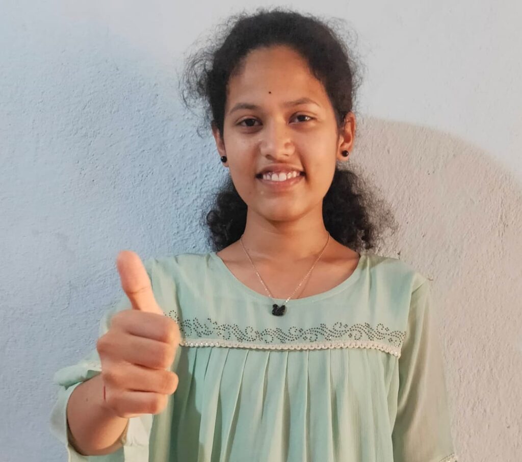 Marg Haripriya, the best ranker 