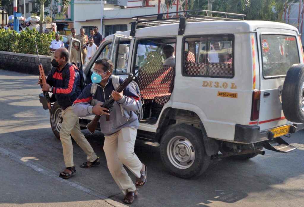 Security forces conduct mock 