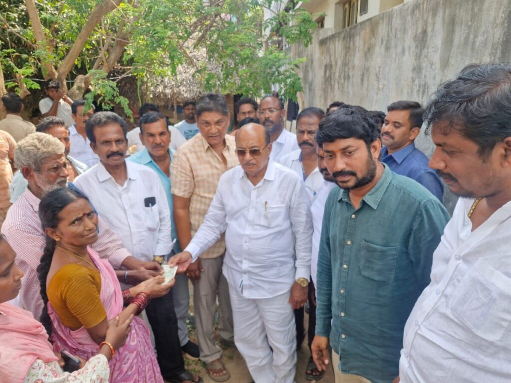 MLA Gorantla provides financial 