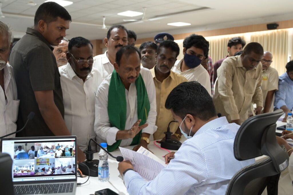 Buy grain at Rythu Bharosa 