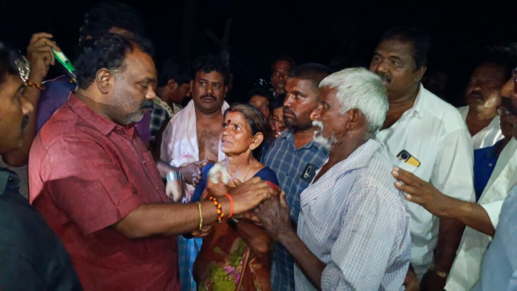 Massive fire in East Gonagudem