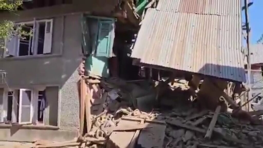 Five terrorists' houses blown