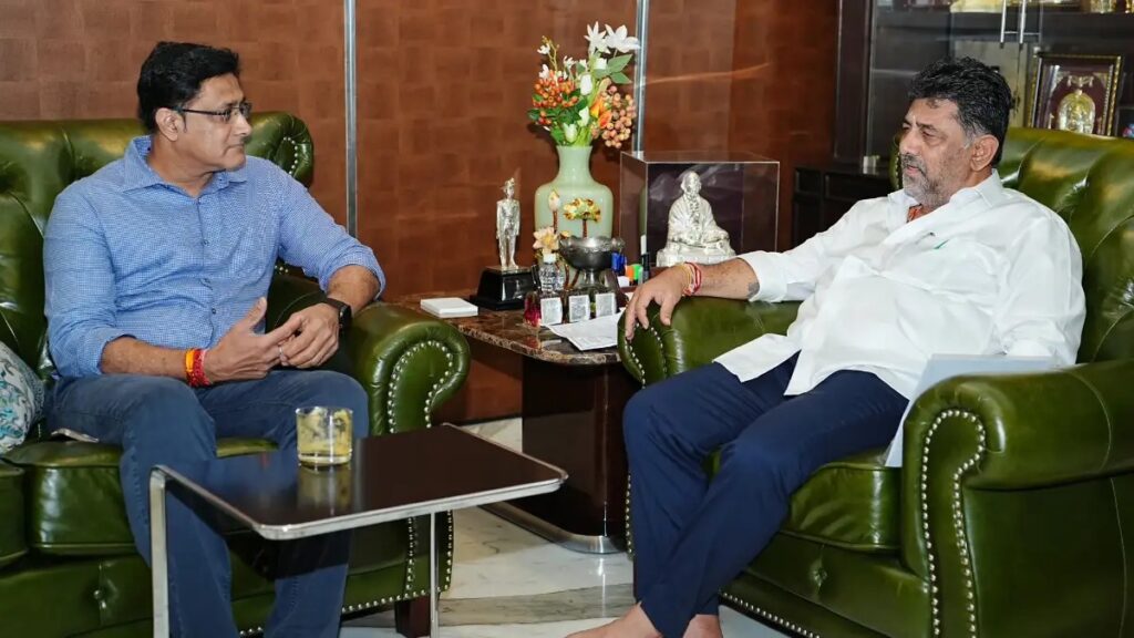 DK Shivakumar's meeting with 