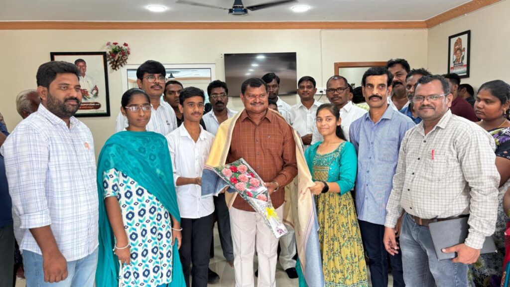 MLA congratulates 10th class 