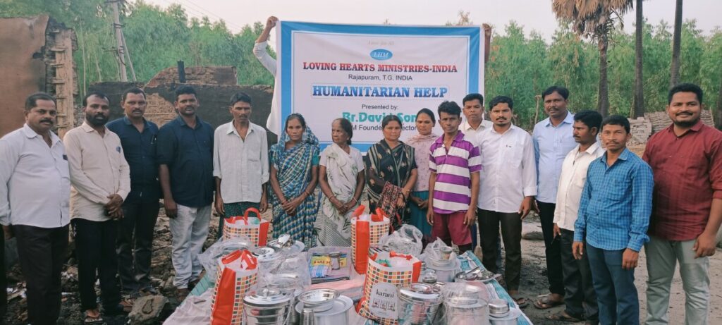 Loving Hearts Ministries stands 