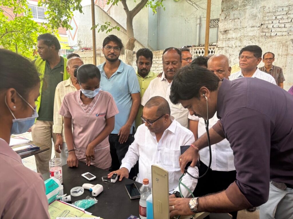 Corporator Venkatesh Goud visited 