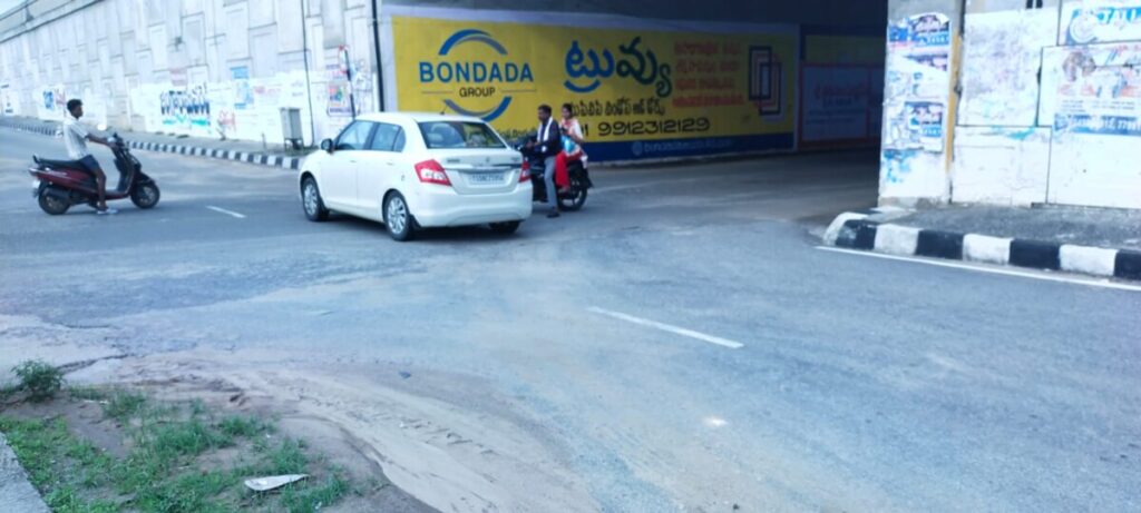 Accidents at Madikonda Underbridge