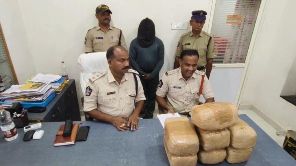 18.55 kg of ganja seized 