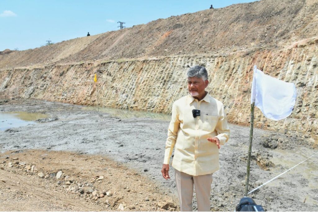 Chandrababu Naidu's visit to 
