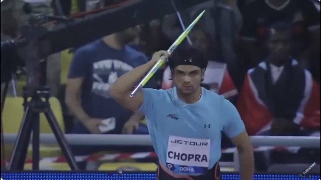 Indian star javelin thrower