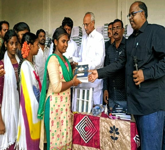 Distribution of one lakh 