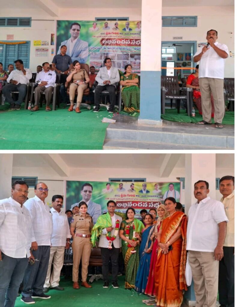 Guntha Srinivas, who donated