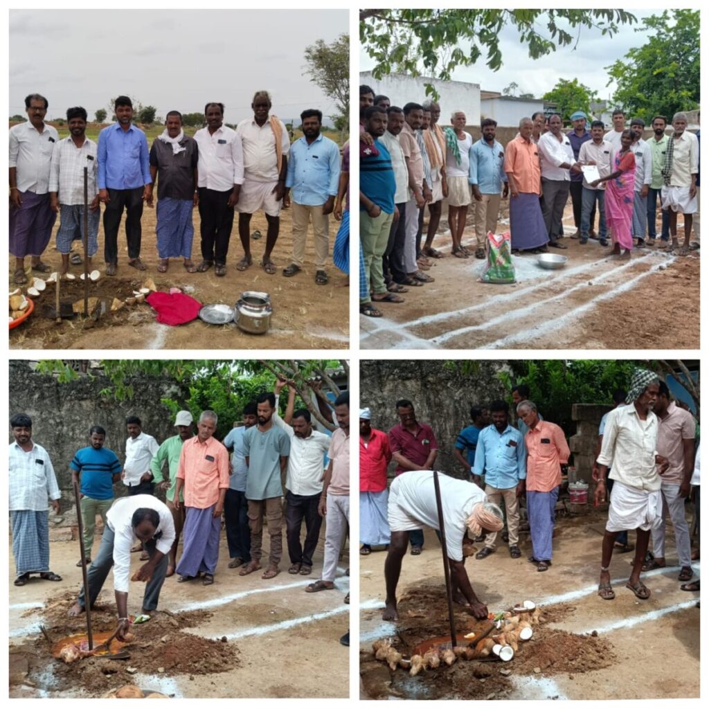 Indiramma House Work Commences