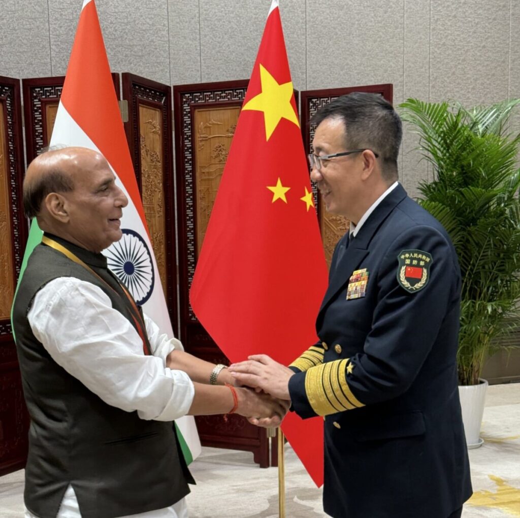 Indian Defence Minister Rajnath 