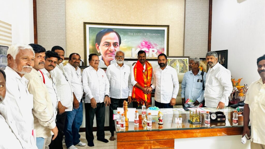 Newly elected MLC Nellikanti 