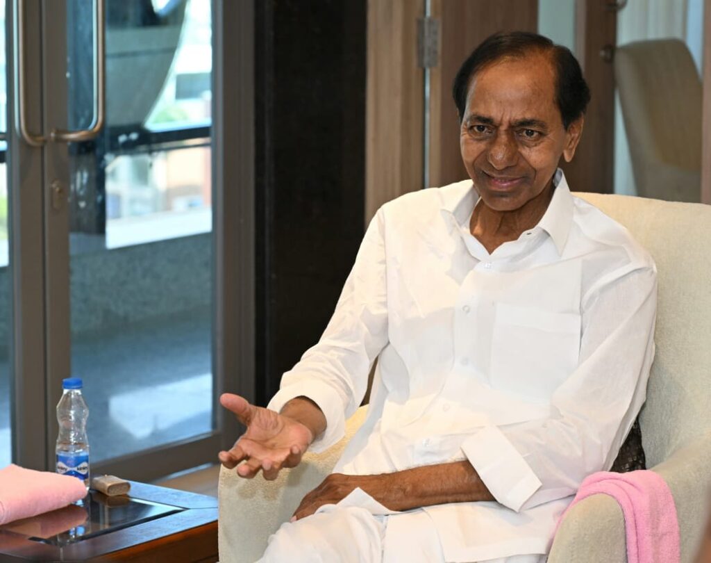 KCR's interaction with BRS