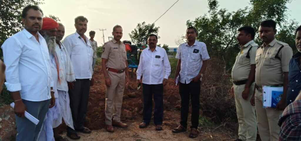 Farmers' fields blocked