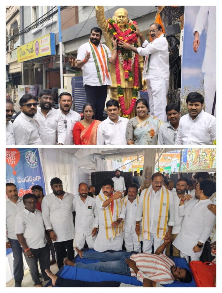 Bandi Ramesh paid tributes 