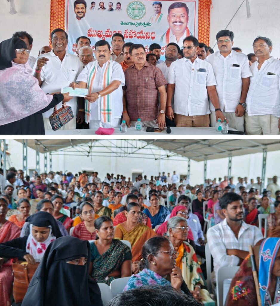 MLA Balu naik presenting 