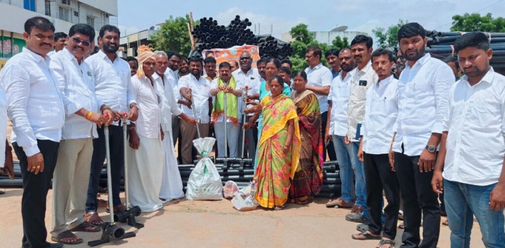 MLA distributes micro-irrigation equipment 