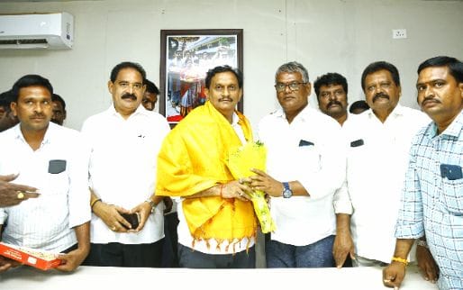 Satyanarayana Prasad met the MP