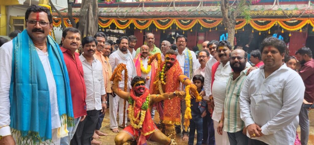 Janasena leaders participating in 