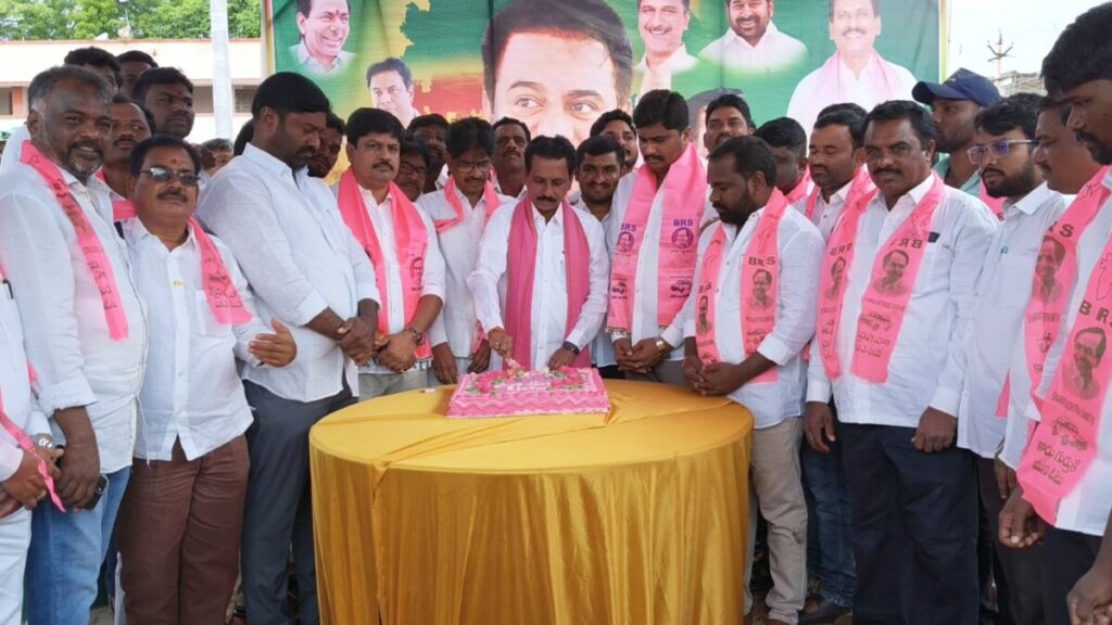 Celebrating KTR's birthday in 