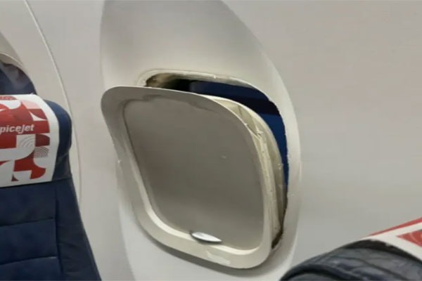 Window breaks off mid-air