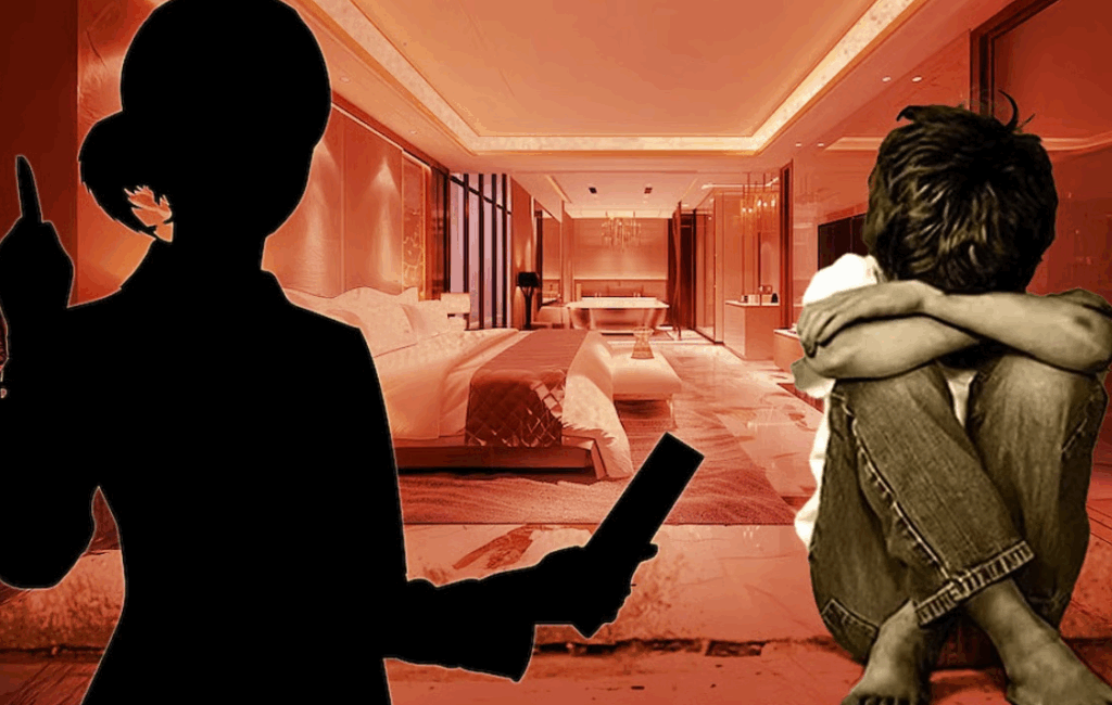 Teacher forcibly had sex 