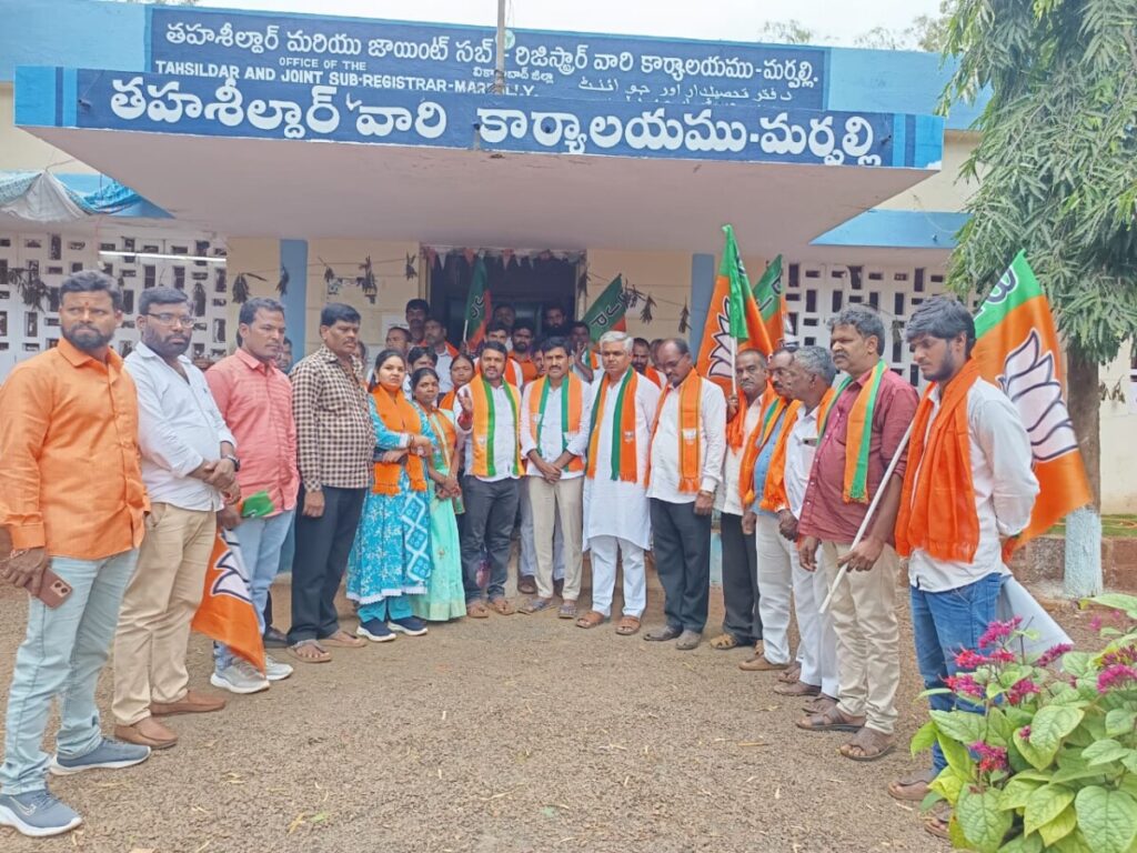 BJP leaders meet MRO 