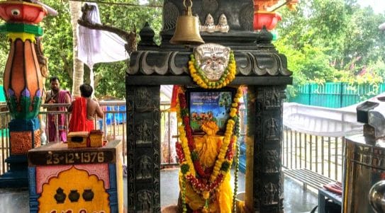 Devotees throng the Muthyalamma temple