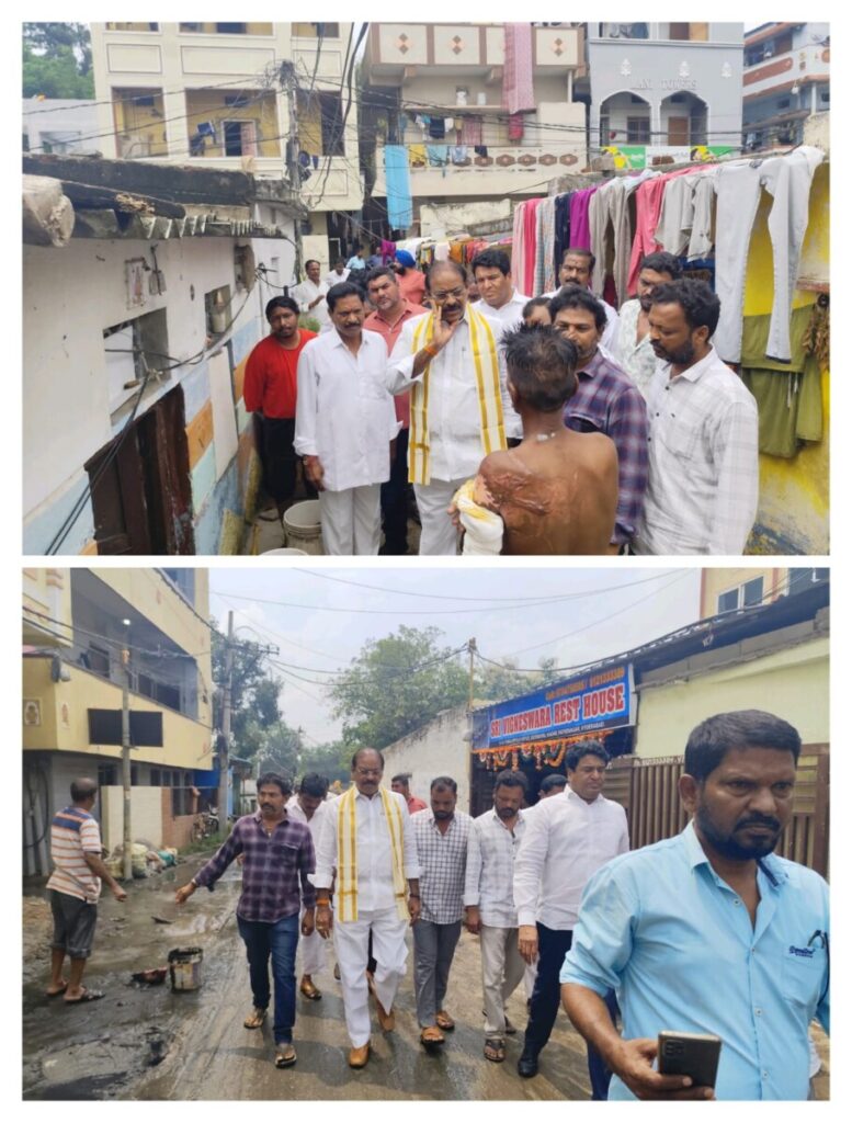 Bandi Ramesh inspected many areas 