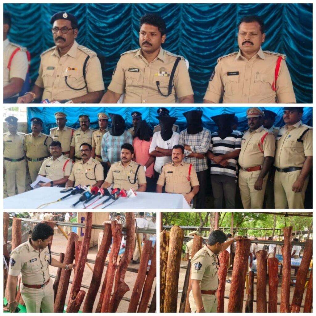 red sandalwood smuggler arrested