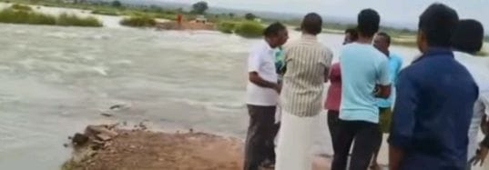 trapped in the river