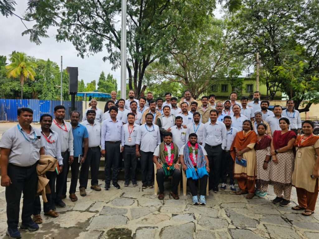 Union leaders felicitate H.A.W. Union 