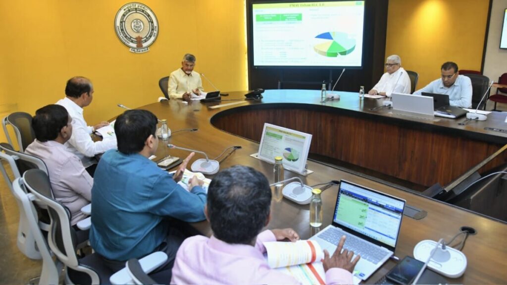 CM Chandrababu's review on housing