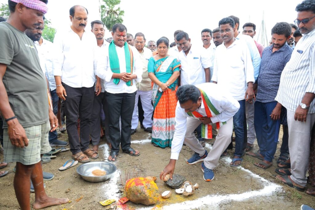 MLA Jare Adinarayana visited for a special work fair