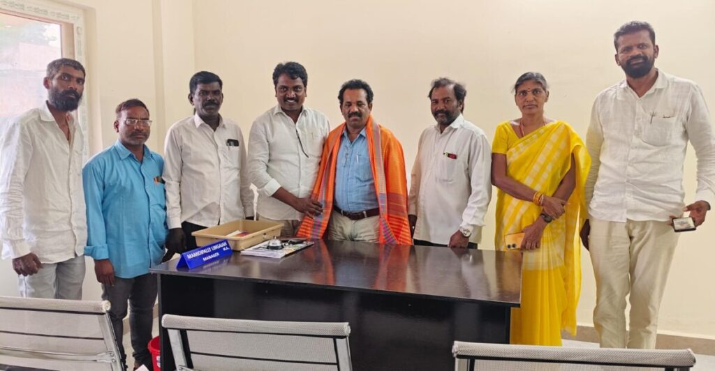 Mamidipalli Lingaiah receives a grand honor