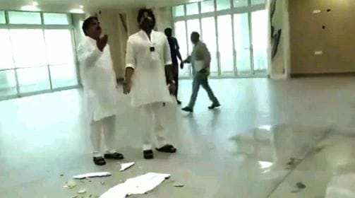 Deputy Chief Minister inspects Rishikonda Palace